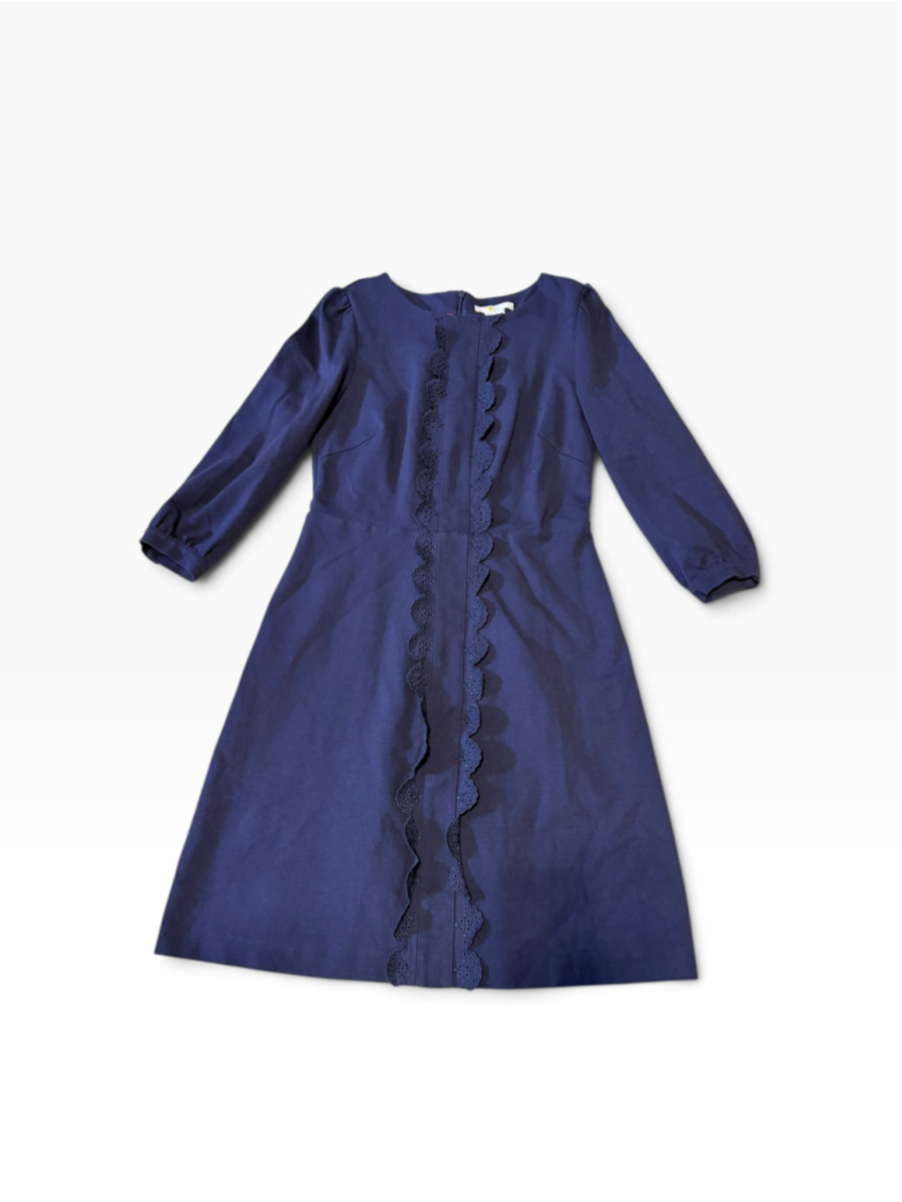 Women's Boden Long Sleeve Dress Size 8R Blue